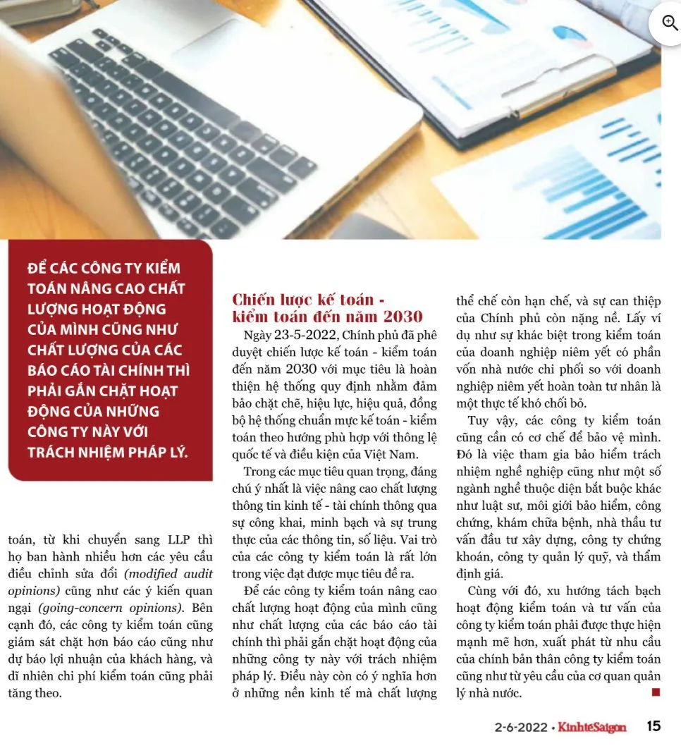 Các yêu tố ảnh hưởng đến chất lượng kiểm toán