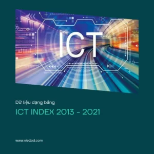 Bộ chỉ số ICT dạng bảng 2013 - 2021