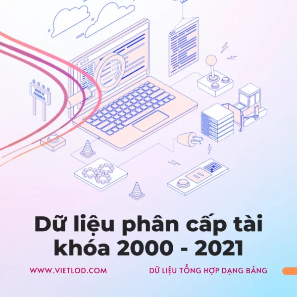 Dữ liệu phân cấp tài khoá dạng bảng 2000 - 2021