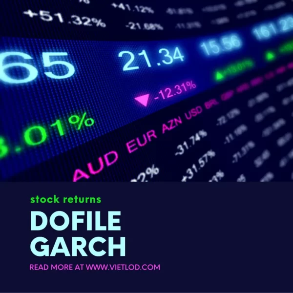 Dofile ước lượng mô hình GARCH