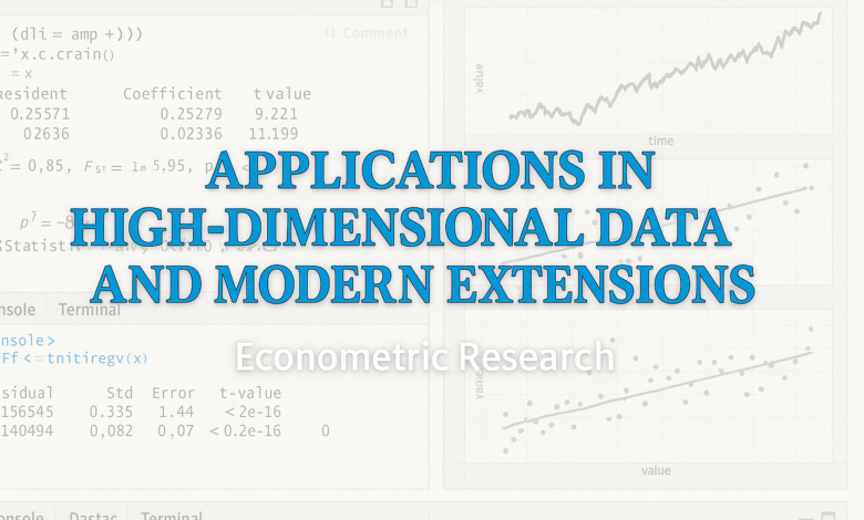Applications in High-Dimensional Data and Modern Extensions