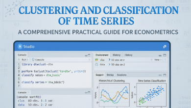 Clustering and Classification of Time Series: A Comprehensive Practical Guide for Econometrics
