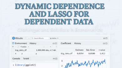 Dynamic Dependence and Lasso for Dependent Data Challenges and Solutions in Econometrics