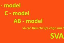 K-model, C-model, AB-model và các tiêu chí lựa chọn mô hình SVAR