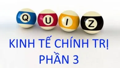 Trắc nghiệm kinh tế chính trị