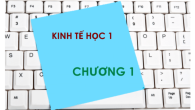 Bộ đề thi trắc nghiệm môn Kinh tế học - Chương 1: Giới thiệu kinh tế học và kinh tế vi mô
