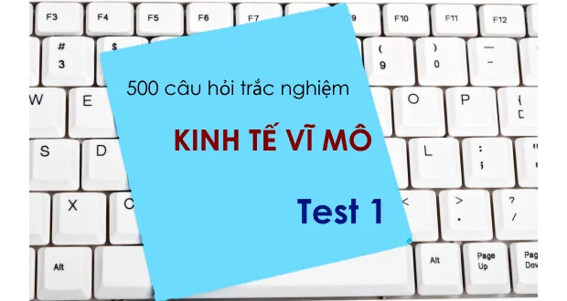 500 câu hỏi trắc nghiệm Kinh tế vĩ mô