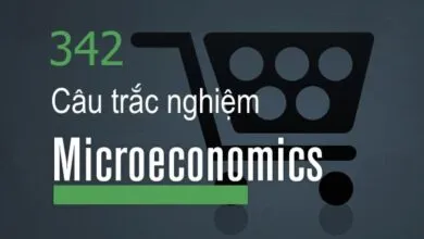 342 câu trắc nghiệm môn Kinh tế vi mô (có đáp án)