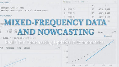 Mixed-Frequency Data and Nowcasting Real-Time Forecasting Updates in Econometrics