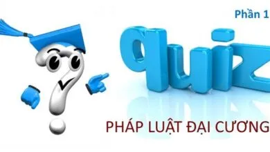 Bộ đề trắc nghiệm Pháp luật đại cương