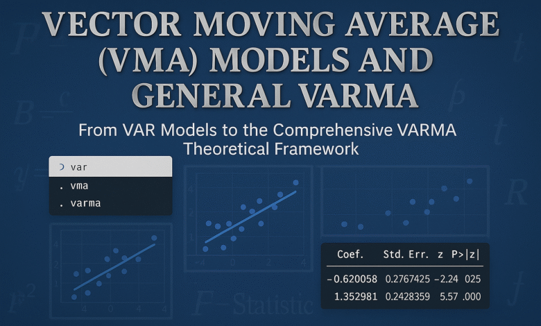 Vector Moving Average VMA Models and General VARMA