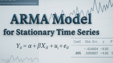 ARMA Model for Stationary Time Series: Theory and Practical Applications