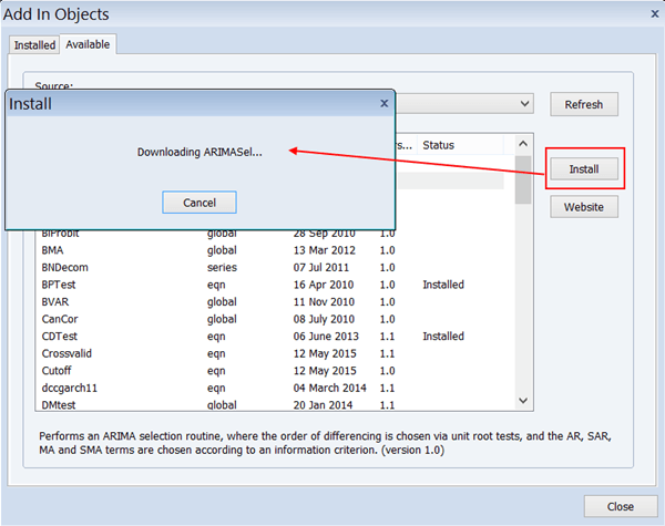 Cài đặt và sử dụng Add-in trong EViews