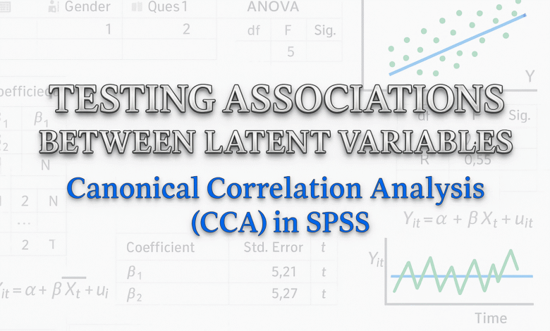 Thực hiện Phân tích tương quan chính tắc (Cononical correlation) trên SPSS