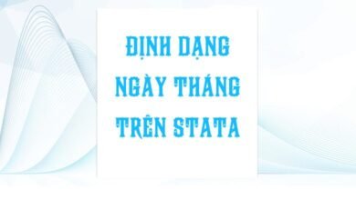 Hướng dẫn định dạng ngày tháng trên Stata