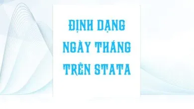 Hướng dẫn định dạng ngày tháng trên Stata