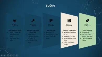 Hướng dẫn kiểm tra và minh họa thực hiện cách ước lượng các mối quan hệ đồng tích hợp bảng trên Stata
