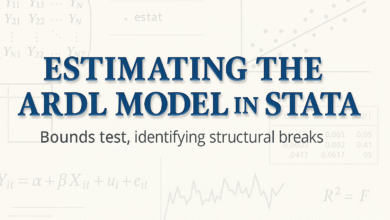 Thực hiện Bound test, Structural test cho mô hình ARDL trên Stata với lệnh ardl
