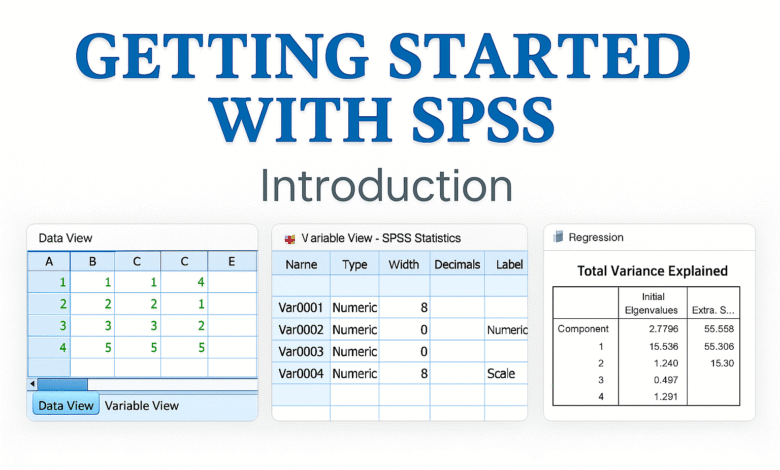 Giới thiệu SPSS và giao diện làm việc trong thực hành kinh tế lượng