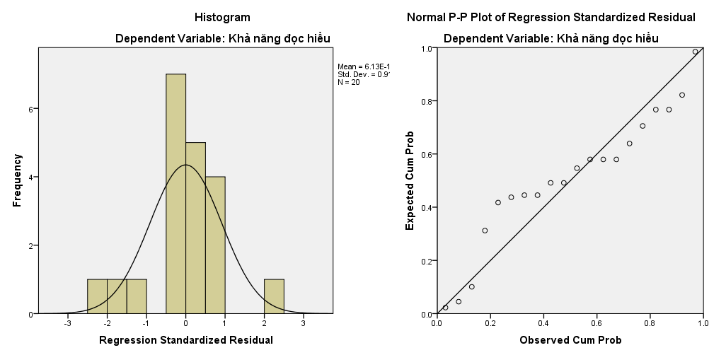 Histogram và Normal P-P Plot của phần dư