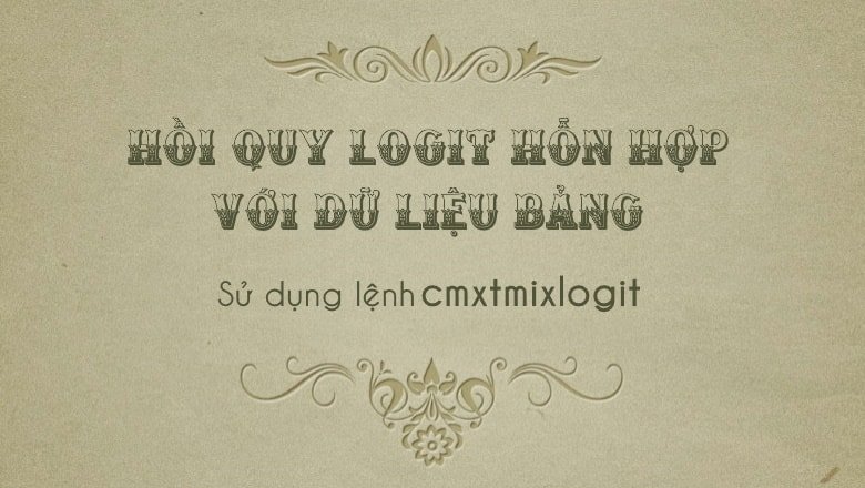 Mô hình hồi quy logit hỗn hợp sử dụng các hệ số ngẫu nhiên để mô hình hóa mối tương quan của các lựa chọn giữa các phương án thay thế