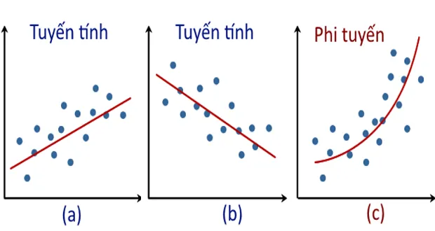 Mối quan hệ tuyến tính giữa 2 biến