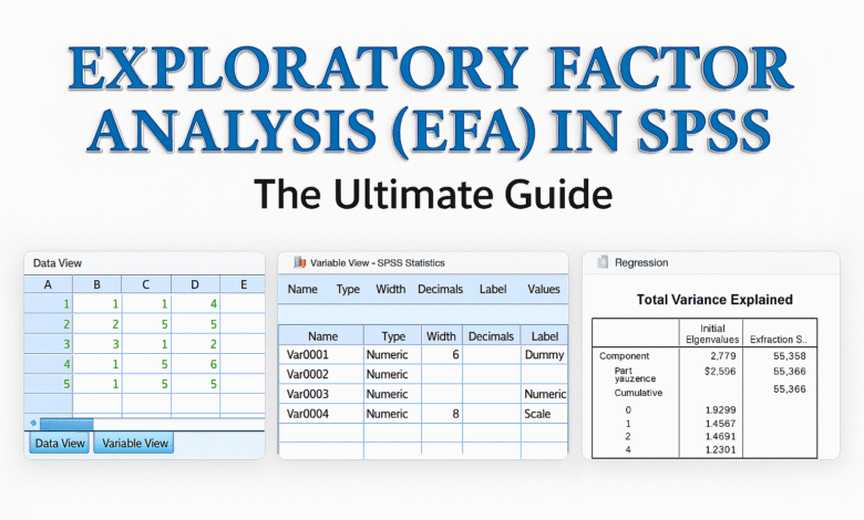Hướng dẫn thực hành và đọc kết quả phân tích EFA trên SPSS