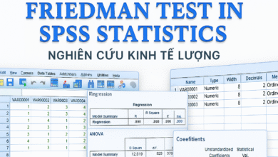 Hướng dẫn phân tích và đọc kết quả kiểm định Friedman trong thực hành kinh tế lượng với SPSS