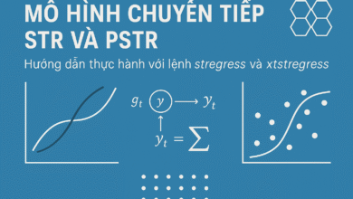 Hướng dẫn ước lượng mô hình chuyển tiếp nhẵn PTR và PSTR trên Stata