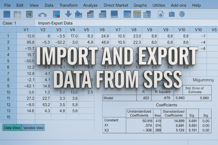 Nhập xuất dữ liệu với SPSS - Vietlod