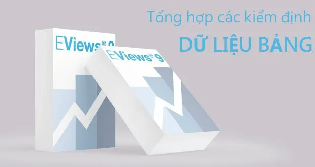 Tổng hợp các kiểm định dữ liệu bảng trên EViews