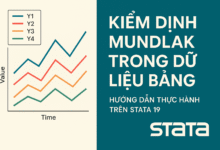 Thực hiện kiểm định Mundlak để lựa chọn mô hình FE vs RE trong dữ liệu bảng