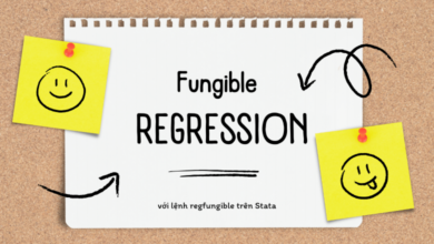 Hồi quy Fungible trên Stata với lệnh regfungible