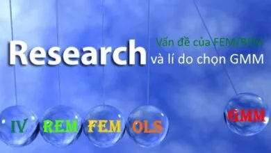 Sự tồn tại vấn đề tương quan giữa biến giải thích với sai số (riêng rẽ và ngẫu nhiên) trong mô hình FEM/REM chính là lí do chọn GMM làm phương pháp thay thế