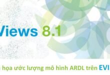 Minh họa ước lượng mô hình ARDL (AutoRegressive Distributed Lags) trên EViews