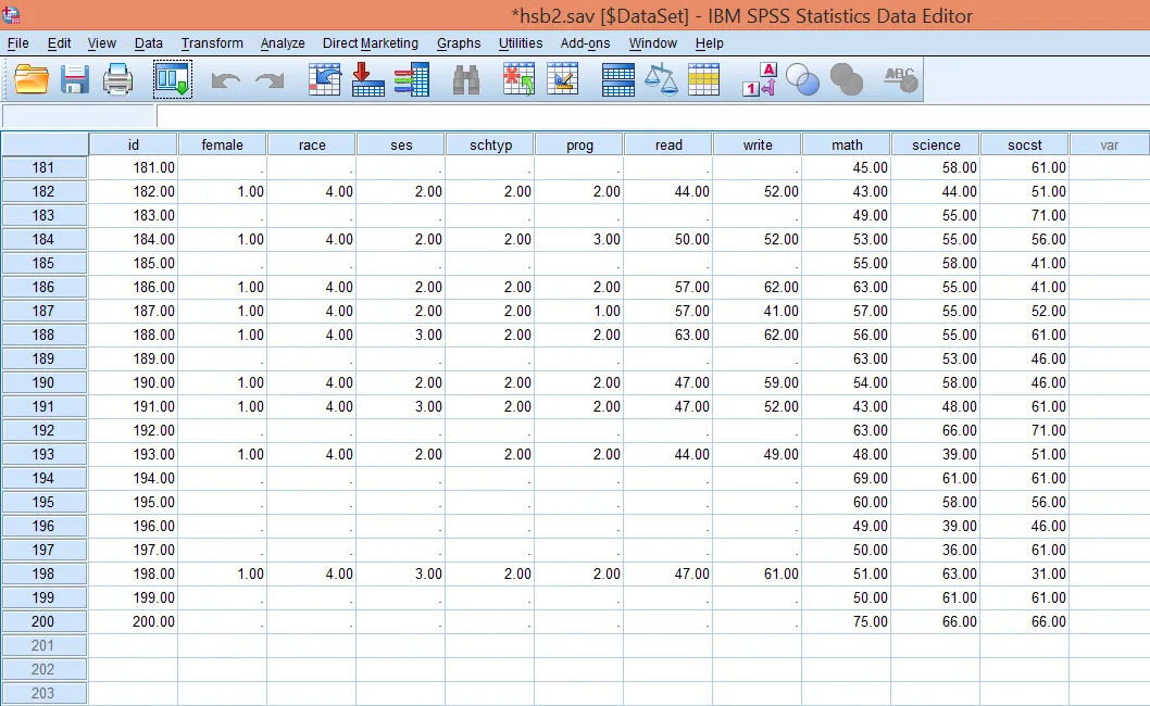 Kết quả nối dữ liệu với các tùy chọn khác
