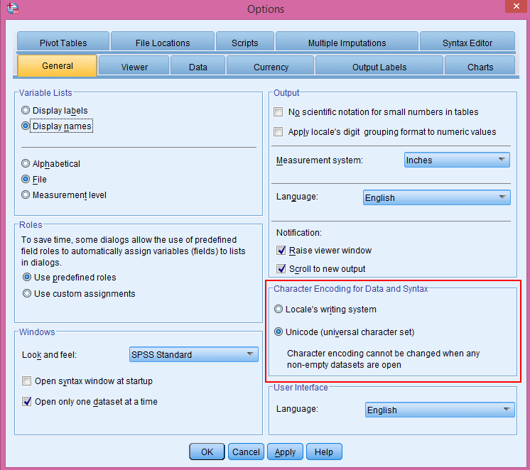 Nhập xuất dữ liệu với SPSS 7 Nhập dấu tiếng Việt trong SPSS