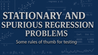 Tính dừng và hồi quy mơ hồ: một số quy tắc kinh nghiệm để phát hiện