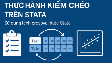 Minh họa thực hiện kiểm chéo trên Stata với gói lệnh crossvalidate