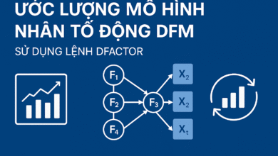 Ước lượng mô hình nhân tố động với lệnh dfactor trên Stata