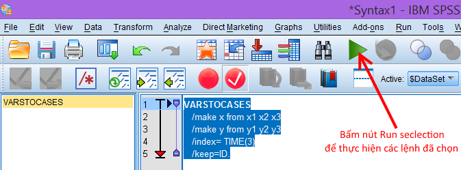 Chuyển bảng ngang thành bảng dọc - Restructure wide to long